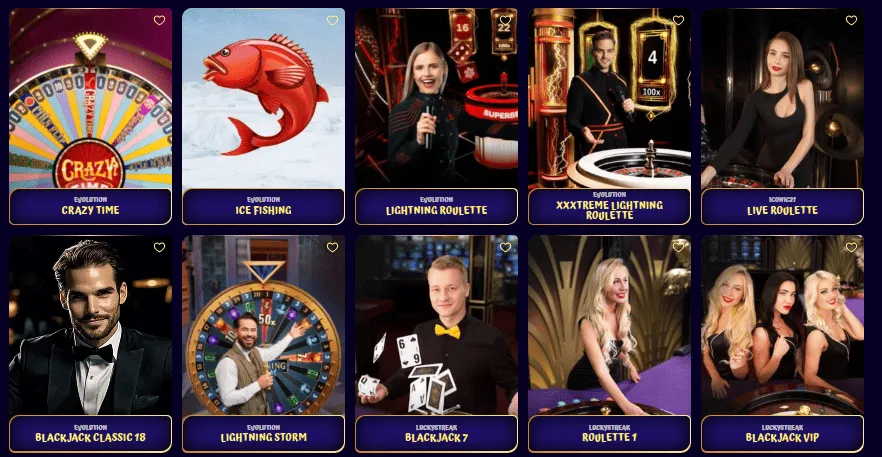 Spingranny casino live